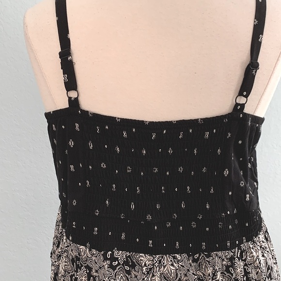 Torrid Geo Print Challis Tie Front Culotte Jumpsuit - Picture 10 of 15